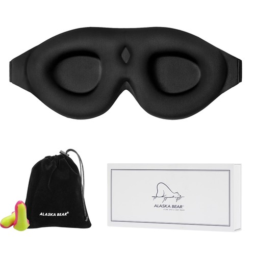 Alaska bear sleep mask with - bear,